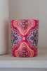 Pink patterned luxury home fragrance candle from the Arabesque Mosaic Collection by Muriḥ